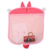 Net Mesh Bag Wall Sucker Hanging Baby Bath Toys Shampoo Organizer Kitchen Bathroom Storage Bags Home Organization