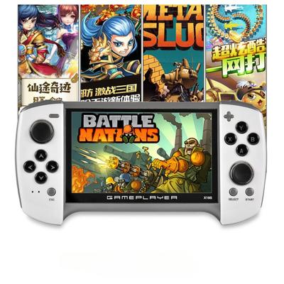 X19S 5.1 Inch / 4.3inch Large-screen Game Console Retro for Handheld Dual-handle Battery 10000 Games for PSP Game Arcade