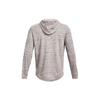 Under Armour Rival Terry Logo Print Loose Training Zip Hoodie Men hoodies Agate-White 1361606-112
