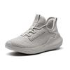 Anta Lifestyle Series Fabric Two-Layer Cowhide Shock Absorbing Non-Slip Wear-Resistant Low-Top Sports Casual Shoes Men Sneakers Gray 91848801-4