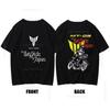 The Dark Side of Japan Casual Cool Tee Shirt Japanese Motorcycle Street MT09 MT07 100Cotton Tshirt for Motor Fans Motorcycle