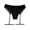 Women's Large Size Garter Lace Adjustable Strap Half Hip Lift Sexy Panties