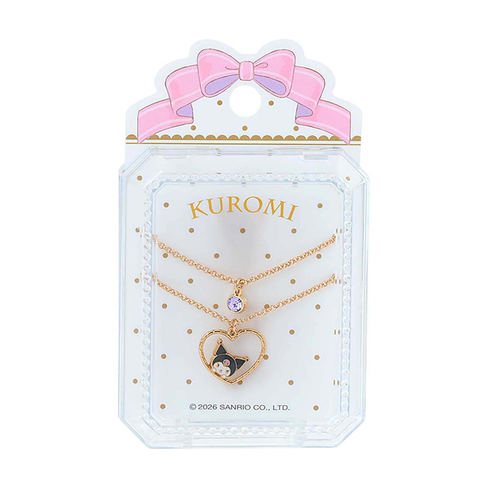 Sanrio Kuromi Necklace 2-Piece Set 923818