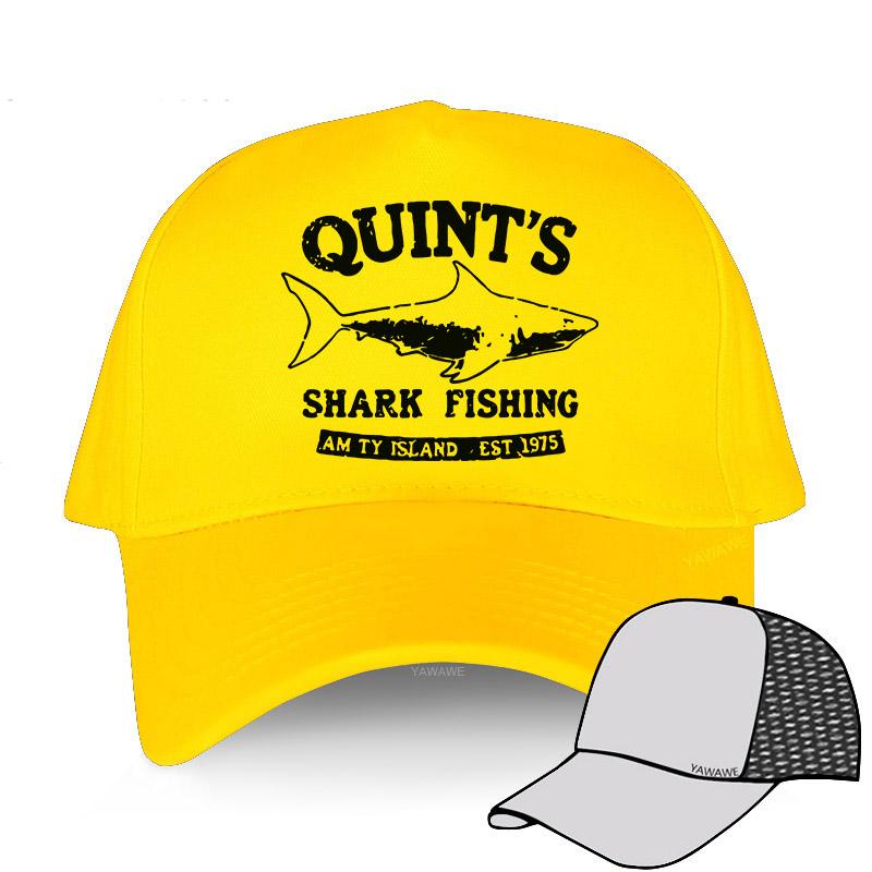 

Новые удобные бейсболки унисекс Sunlight Quints Shark JAWS Amity Island 1975, дышащие уличные шапки Adjustable