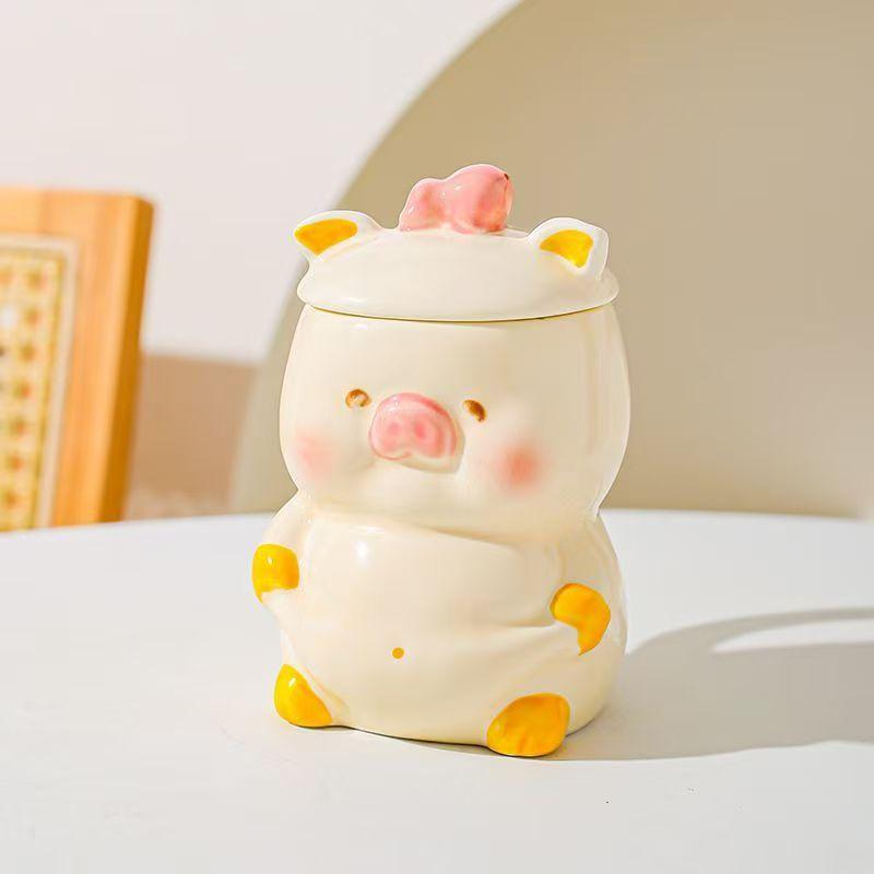 

400Ml Ceramic Cute Pig Milk Cup Birthday Gift Cartoon High Value Water Cups Ceramic Mug Creative Drinkware 400ml