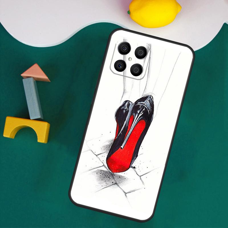 Fashion High Heels Case For Honor Magic 7 Lite 5 6 Honor 200 Pro 50 70 90 Lite X9a X8a X8 X9 X8b X9c X9b Cover