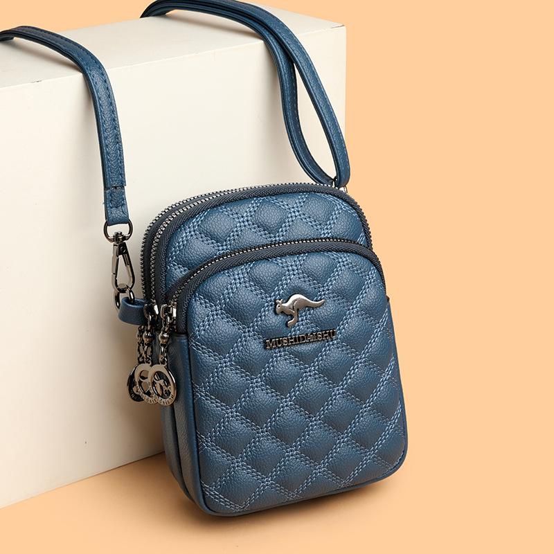 Fashionable Diamond-shaped Single-shoulder Casual and Lightweight Crossbody Bag for Women, Multi-functional Mom Bag