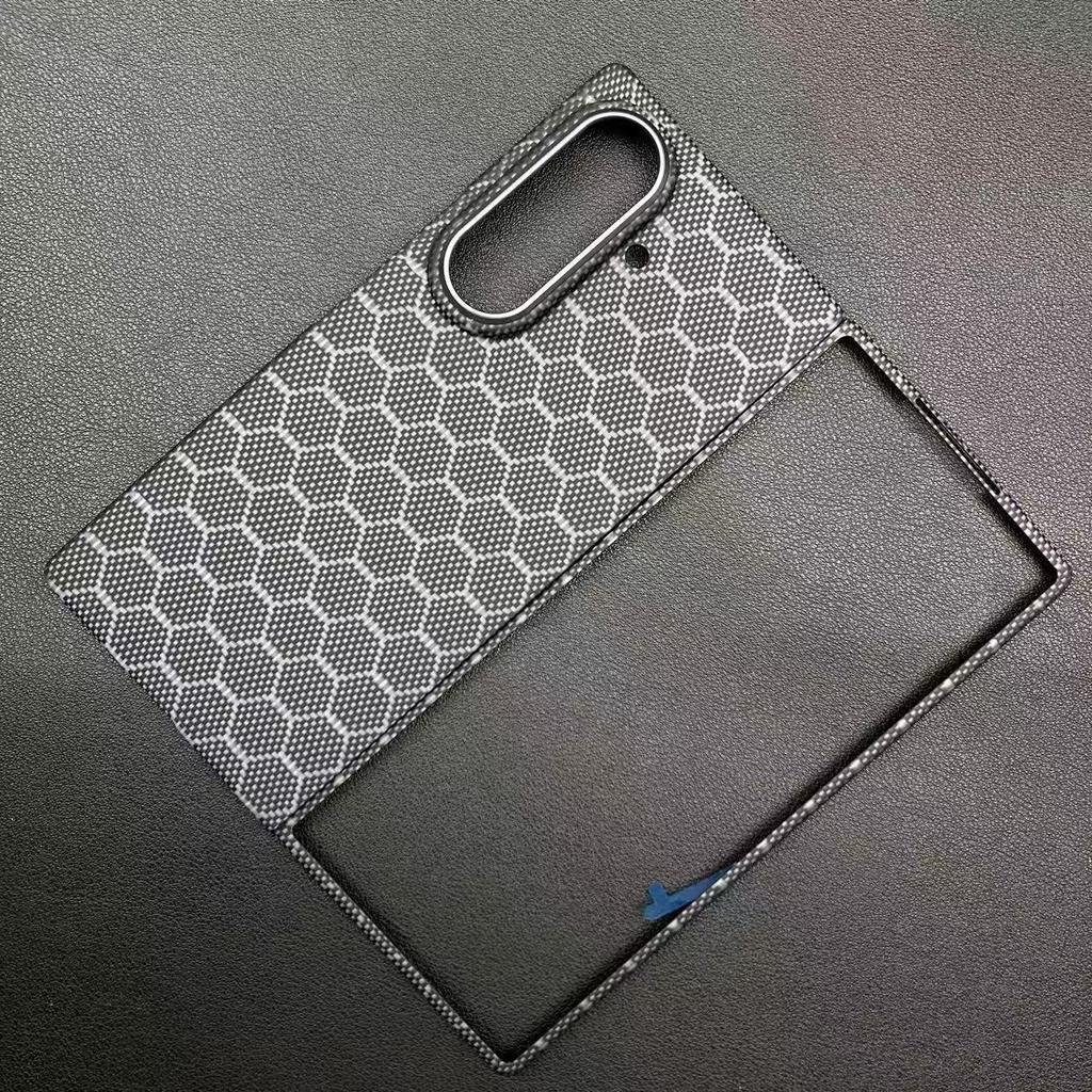 For Samsung Galaxy Z Fold8 Ultra Fold 8 Ultra Kevlar Case Dual Axial Protective Magnetic Carbon Fiber Anti-Drop Shockproof Cover