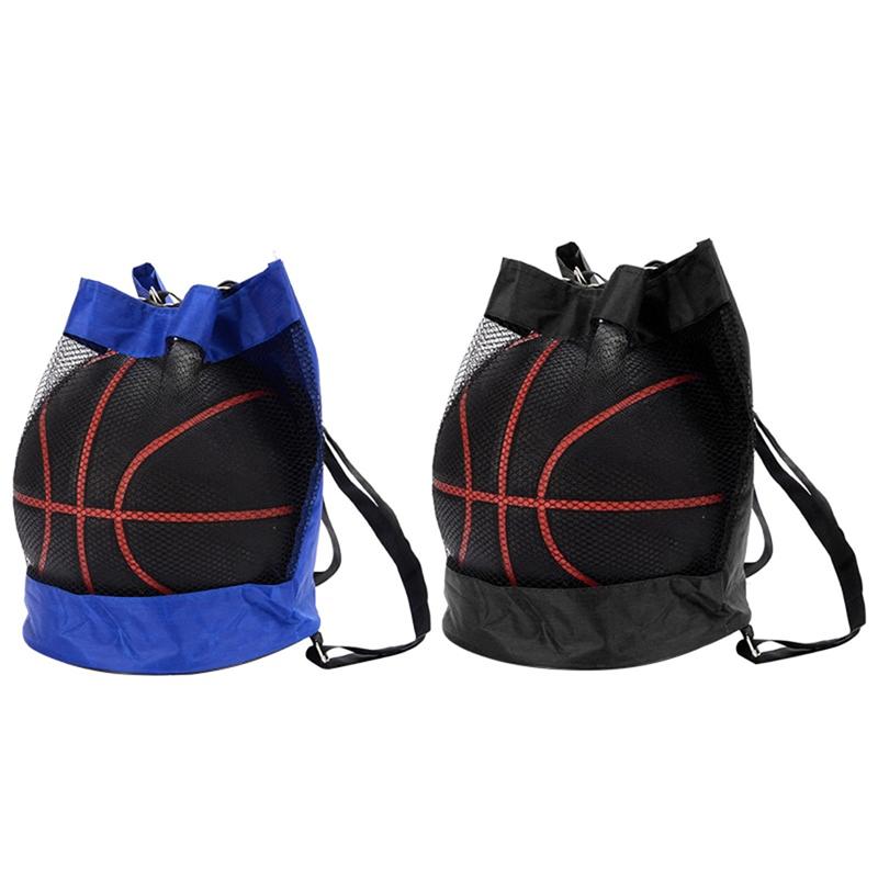 Sport Basketball Backpack Shoulder Bag Basketball Net Bag Volleyball Football