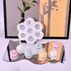 Moldes de Silicona de Flores 7 en 1 Rosa Peonía Molde para Hornear Pastel de Chocolate 3D Velas Jabón Yeso Resina Artesanía Herramientas para Hacer