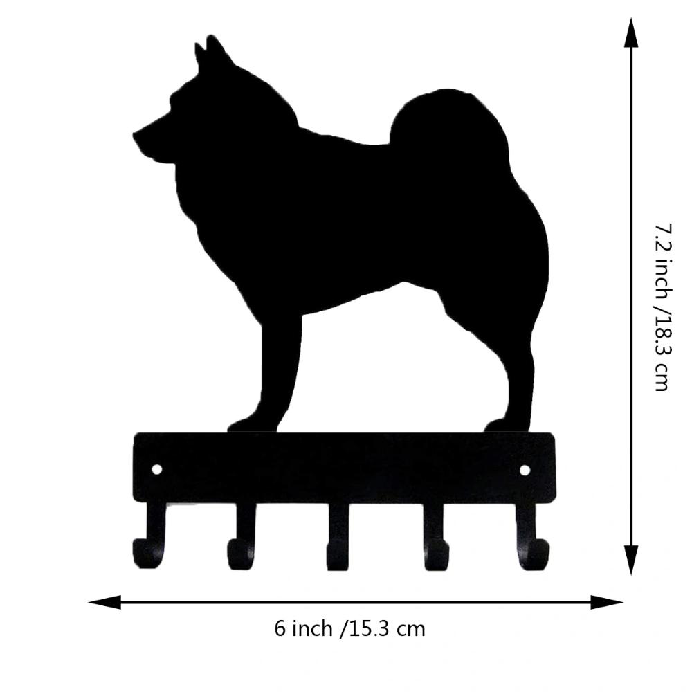 

Норвежская лосиная борзая собака крючки для ключей держатель шесть дюймов шириной металлический настенный стеллаж для хранения произведений искусства крючок настенный железный вешалка для одежды бронзовый