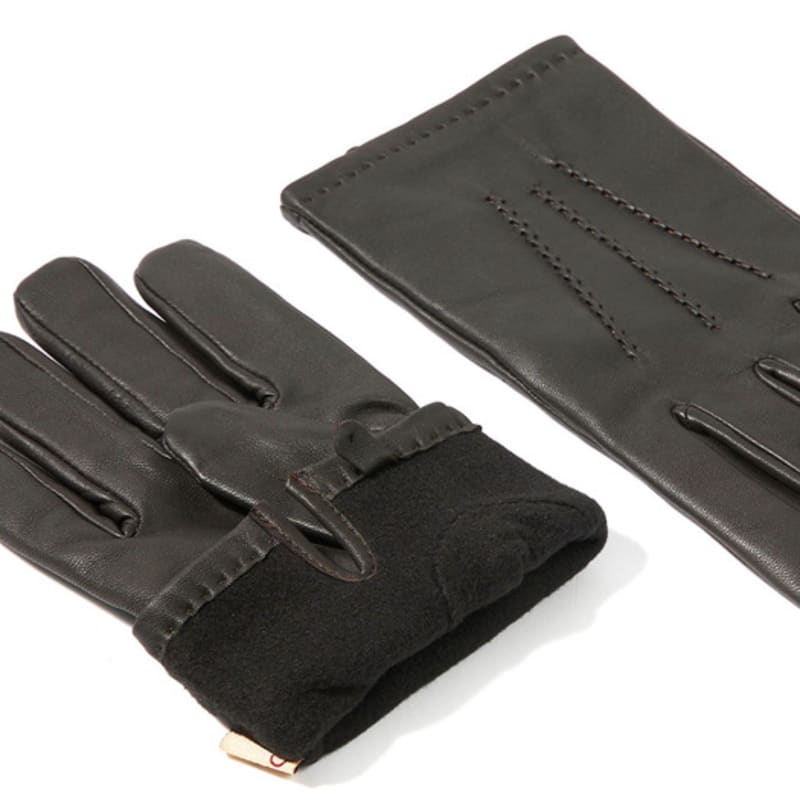 DENTS Aviemore Touchscreen Men's Leather Gloves - Brown