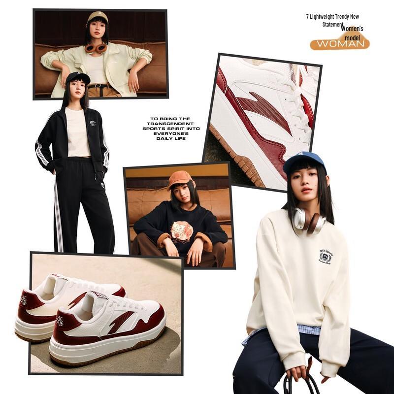 Anta Jie Wan 3 Low-Top Platform Skate Shoes for Women