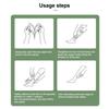 10stick Professional Hair Removal Wax Strips for Summer Depilation Double Sided Cold Wax Paper for Leg Body Face Useful