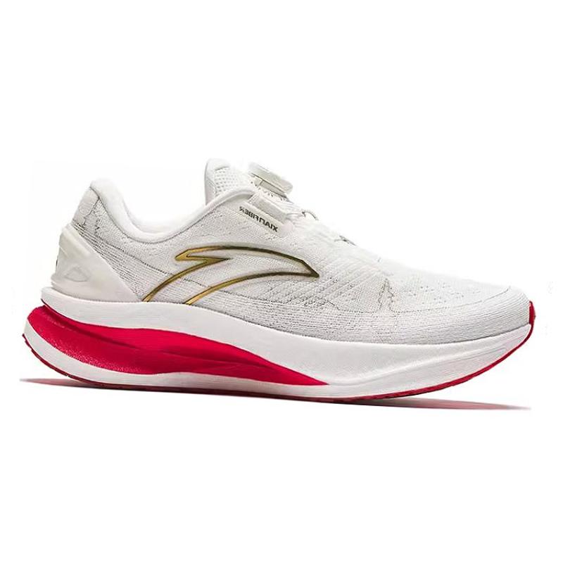 Anta Champion 2nd Gen Pro Slip Resistant Abrasion Resistant Low top Running Shoes Men's White Red Sneakers 112345582S-1