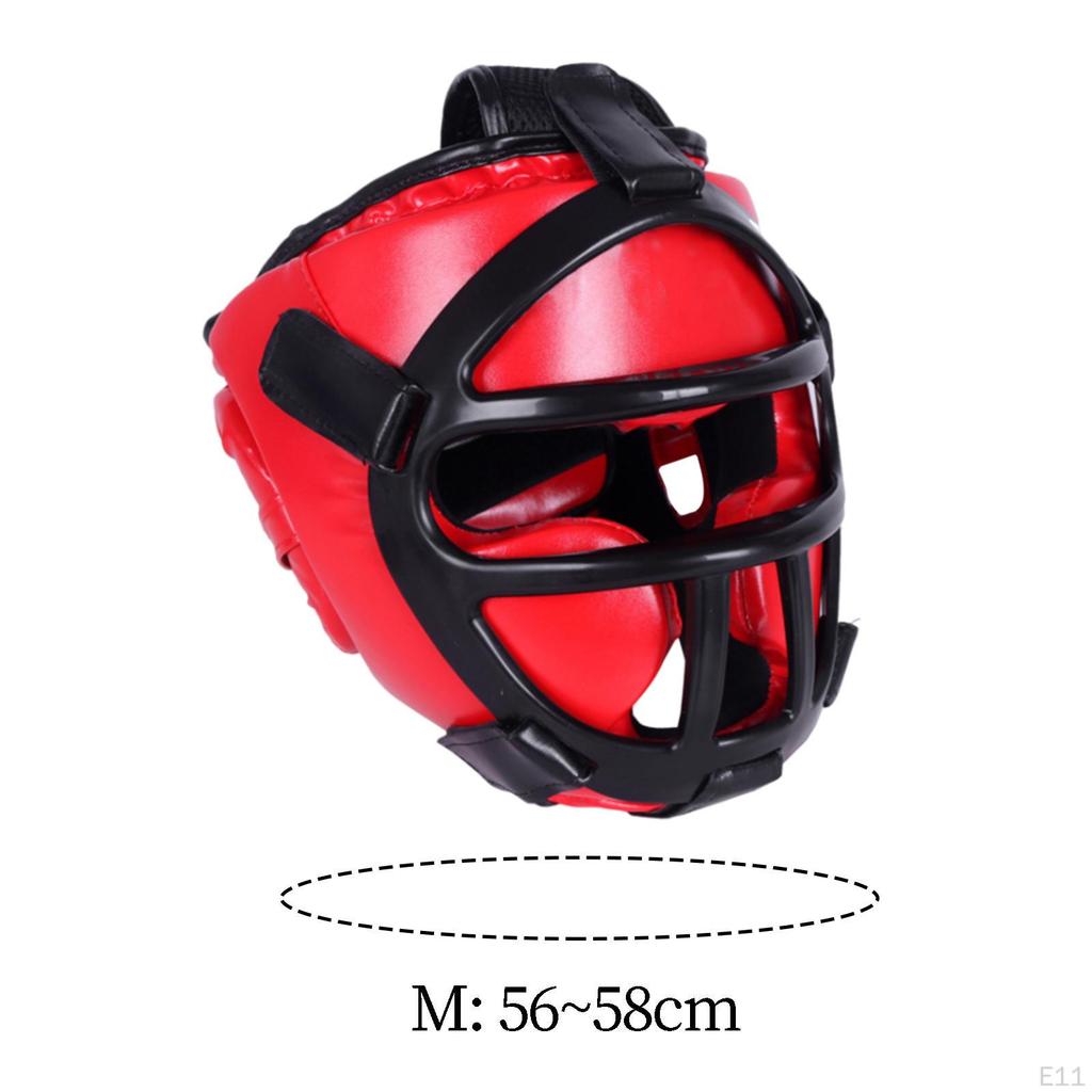 Boxing Headgear Helmet Unisex Face Guard Protective, Professional Head Gear Sparring