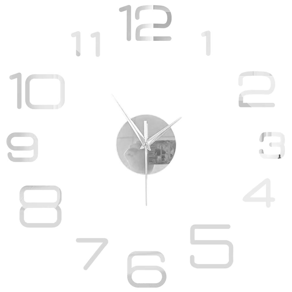 3D Wall Clock DIY Mirror Wall Stickers Home Decor Quartz Needle Watch Living Room Removable Art Decal Sticker Reloj De Pared Hot