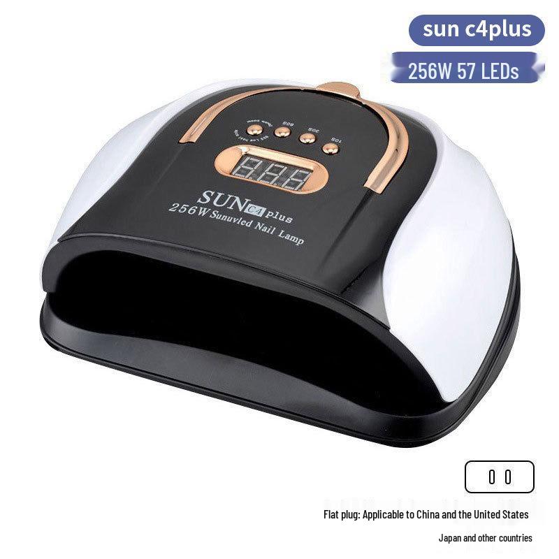 Dazzling 256W LED Nail Curing Lamp, Quick Dry Gel Lamp for Salon Use