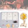 Educational Diy Wooden Electric Head-shaking Fan Kit For Kids Creative Invention Play