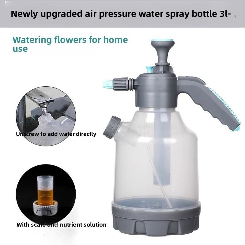 Manual Pneumatic Flower Watering Spray Bottle, Household Cleaning Ultra-fine Mist Spray Bottle, Gardening and Flower Care Spray Bottle