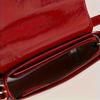 1pc Elegant Women's Red Crossbody Bag - Vintage Style Lightweight with Detachable Strap, Shiny Sequin Accents, Snap Closure