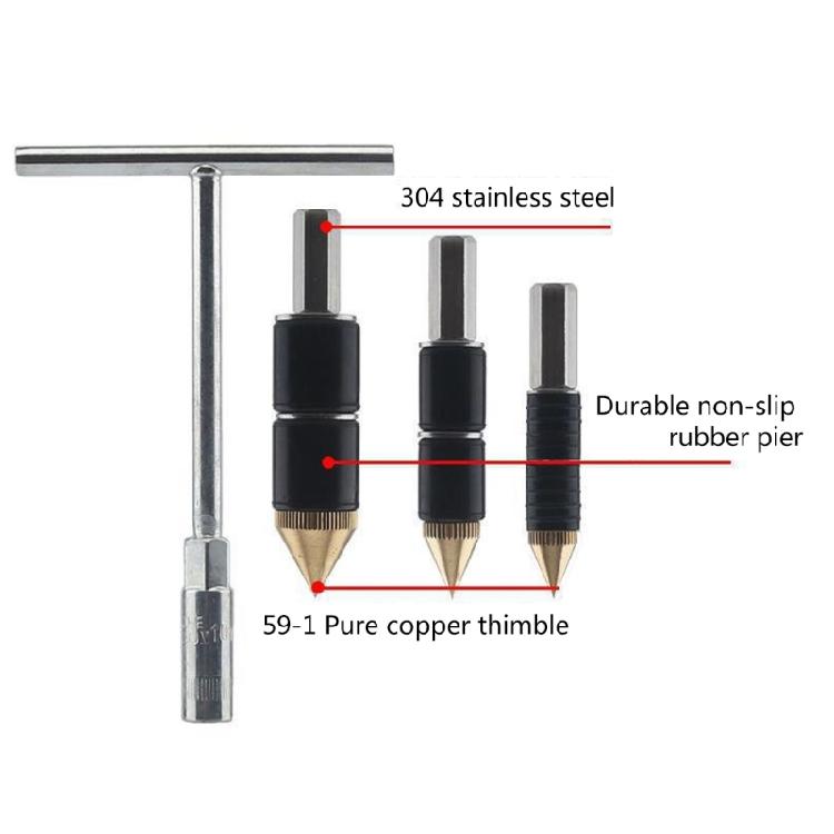 Professional Tunnels Plugging Repair Tool Hot Melt Water Pin Set with Wrench