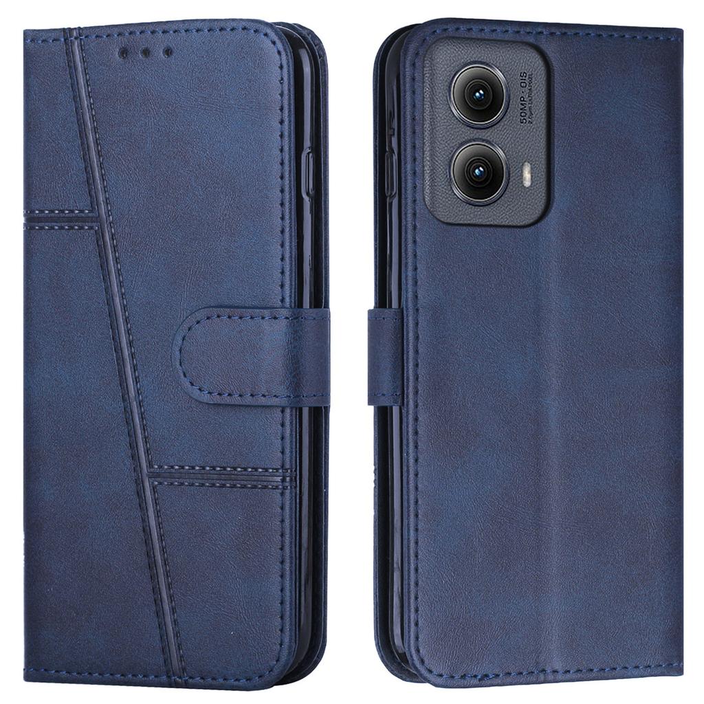 For Motorola Moto G85 5G Case Stand Shockproof TPU Interior Shell Leather Phone Cover