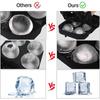 Ice Cream Tools Silicone Round Square Reusable Ice Cube Tray Ice Maker Square Mold Ice Ball Mold