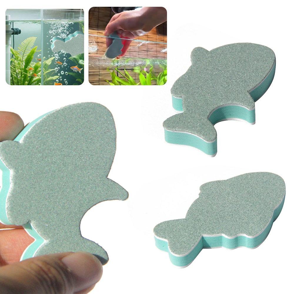 EVA Fish Tank Wipe Descaling Polishing Brush for Clean Water Marks on Inner Glass