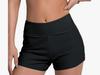 2025 Women's Swimwear: Versatile Solid Color Boxer Swim Trunks for Casual Sports