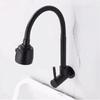 Rotatable Single Cold Water Tap Wall Mounted Water Tap Nozzle Durable Sink Faucet  Public Restroom