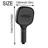 Square Large Panel Shower Head 3 Mode Bathroom Shower Tool Bathroom Shower Head  Replacement Part