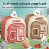 Smart Pet Piggy Bank with Fingerprint & Password Unlock