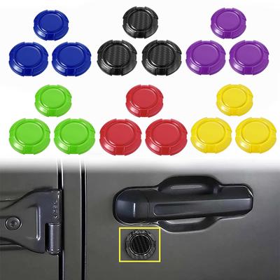 ABS Blocare usi gaura cheii priza decorare capac ornamente 2/4 usi exterior pentru Jeep Wrangler JL JLU Gladiator JT 2018-2024