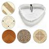 1PC Reusable Steam Mop Pads Washable Microfiber Replacement Covers for H2O Mop, Triangle Design for Deep Cleaning Floors