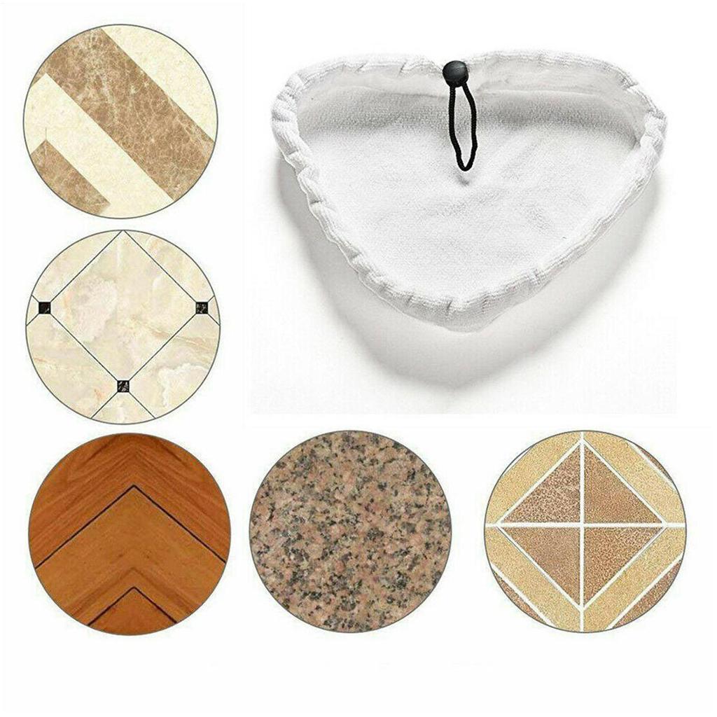 1PC Reusable Steam Mop Pads Washable Microfiber Replacement Covers for H2O Mop, Triangle Design for Deep Cleaning Floors
