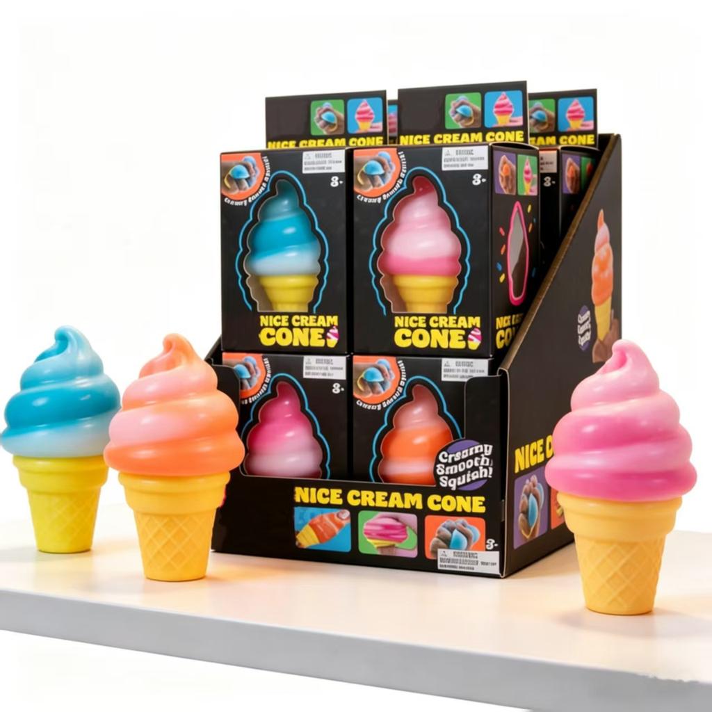 New Schylling Needoh Ice-Cream Sensory Toys Stress Relieving Blocks Pinching Relieving Puzzle Solving Venting Children Souvenir