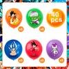 Dragon Ball Balloons, 40 Dragon Ball Birthday Balloons for Mario Birthday Party Supplies, Great for Party Decorations