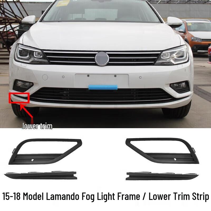 Lamando Fog Light Frame Trim for 15-18 Models - Lower Grille Ventilation Net