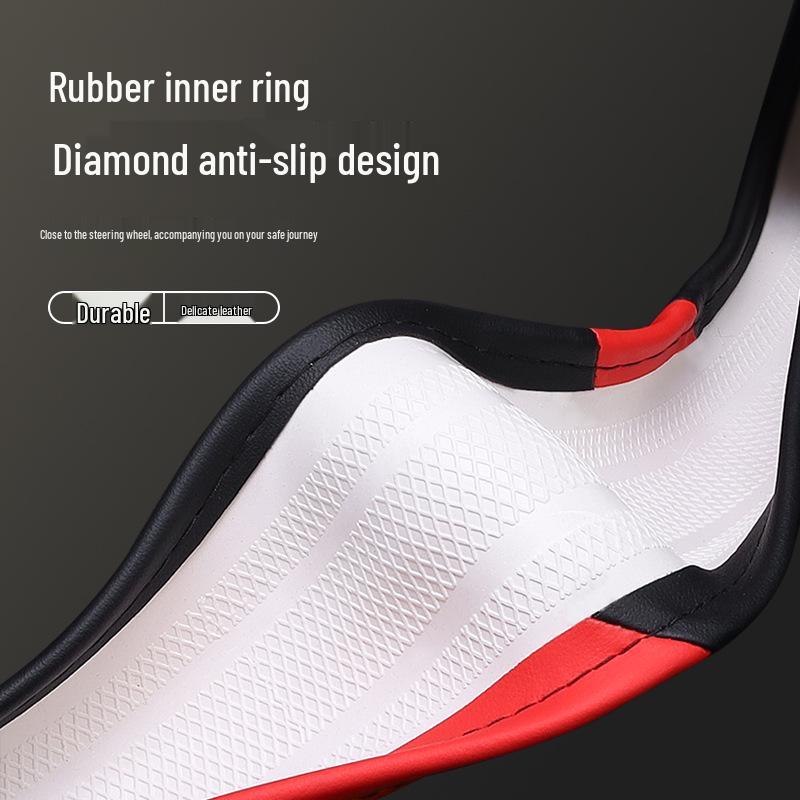 BYD Seagull Dolphin 2023 Steering Wheel Cover: No-Sew, Anti-Slip, All-Season Universal Grip