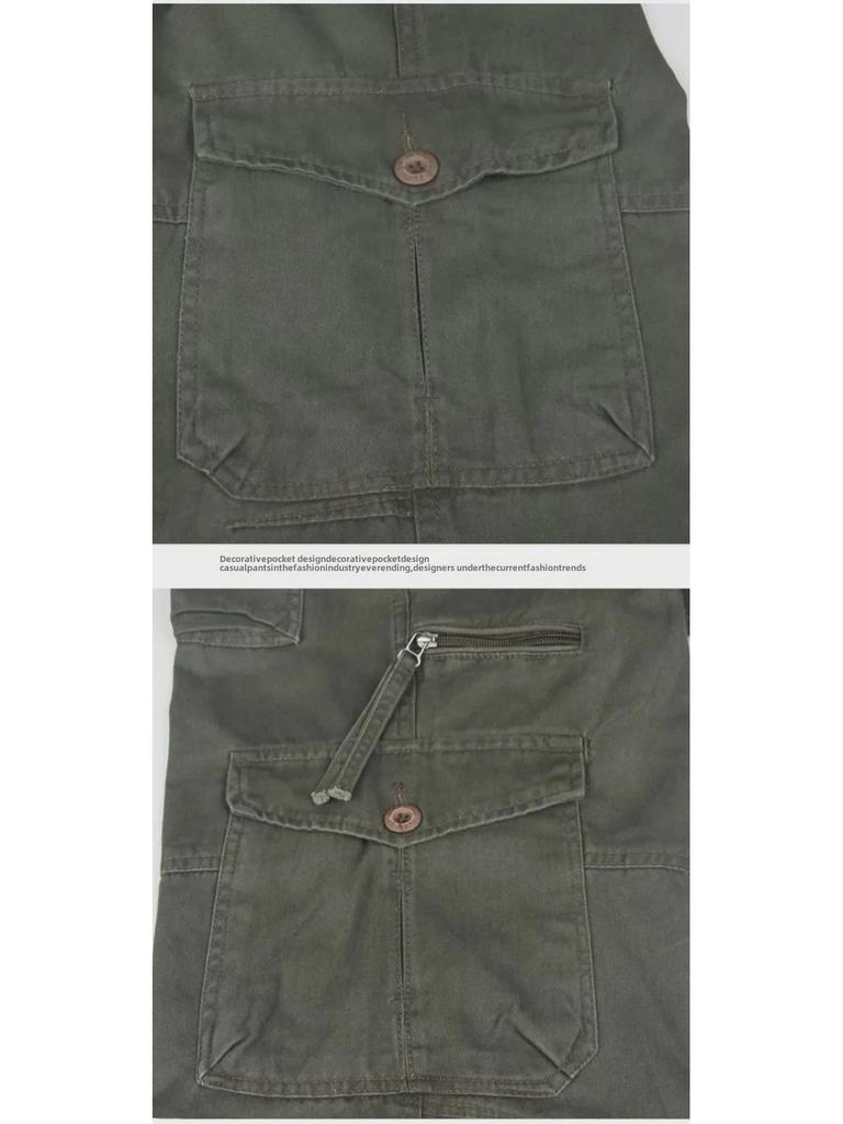 Men's Multifunctional Outdoor Cargo Pants - Multi-Pocket Tactical Trousers for Hiking & Travel