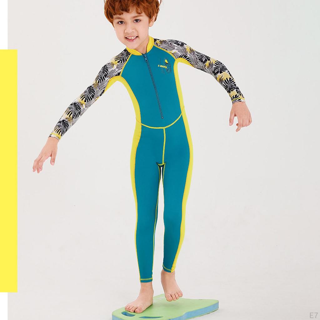 Kids Wetsuits Jumpsuit Scuba Diving Suit Swimsuit Wet UV Quick Drying for Kayaking Surfing