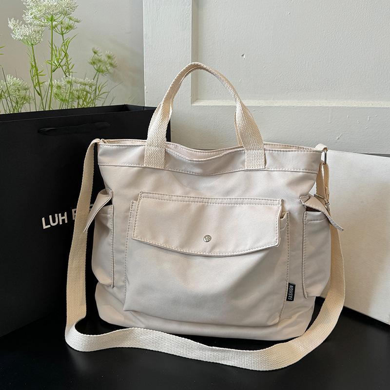 Large capacity fashion handbag 2025 spring new shoulder messenger bag casual make-up tote bag