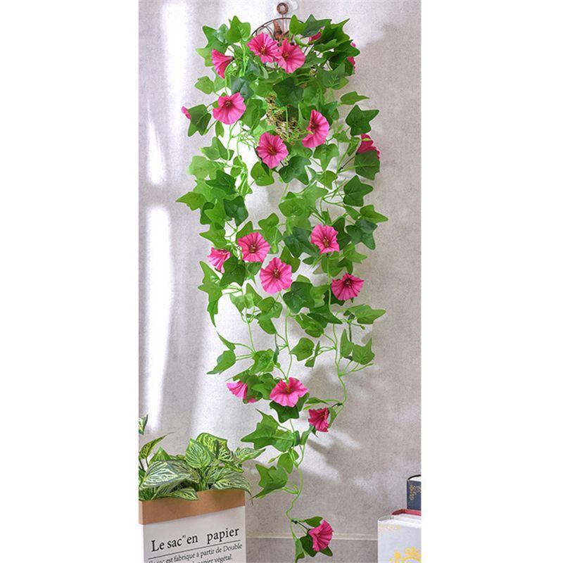 Fake Morning Glory Vine For Stunning Indoor And Outdoor Decoration**