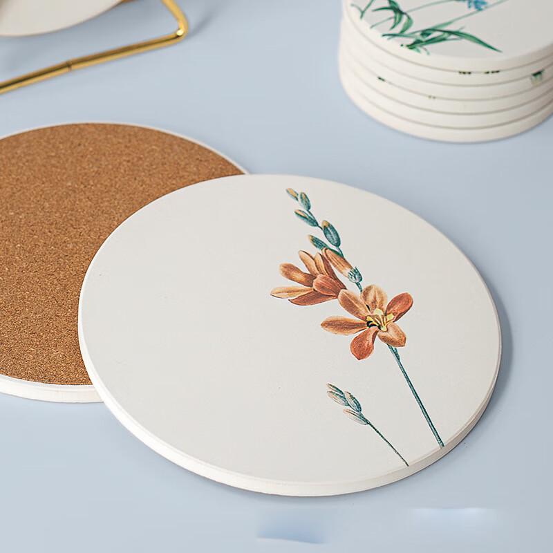 SOVO Diatomaceous Earth Flower Placemat