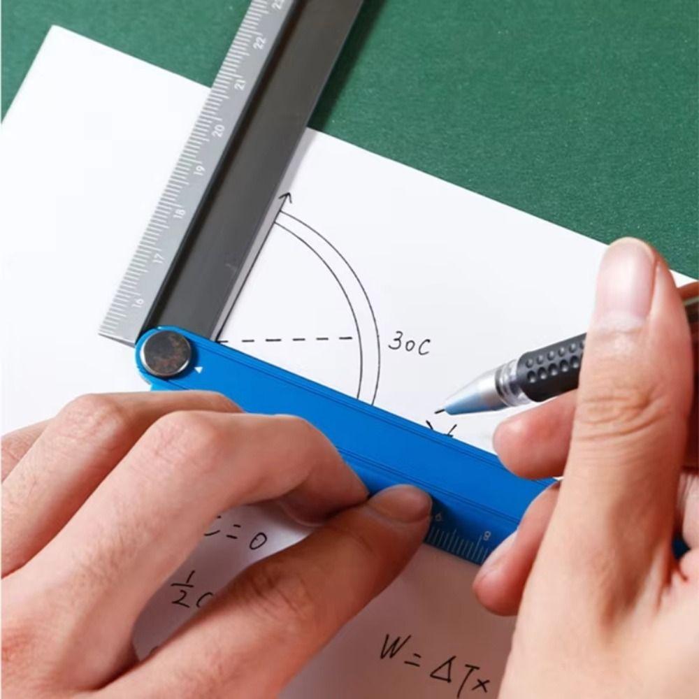 Régua de Metal para Papelaria 15cm 30cm Estilo Simples Ferramenta de Medição para Desenho de Estudante Materiais de Aprendizagem