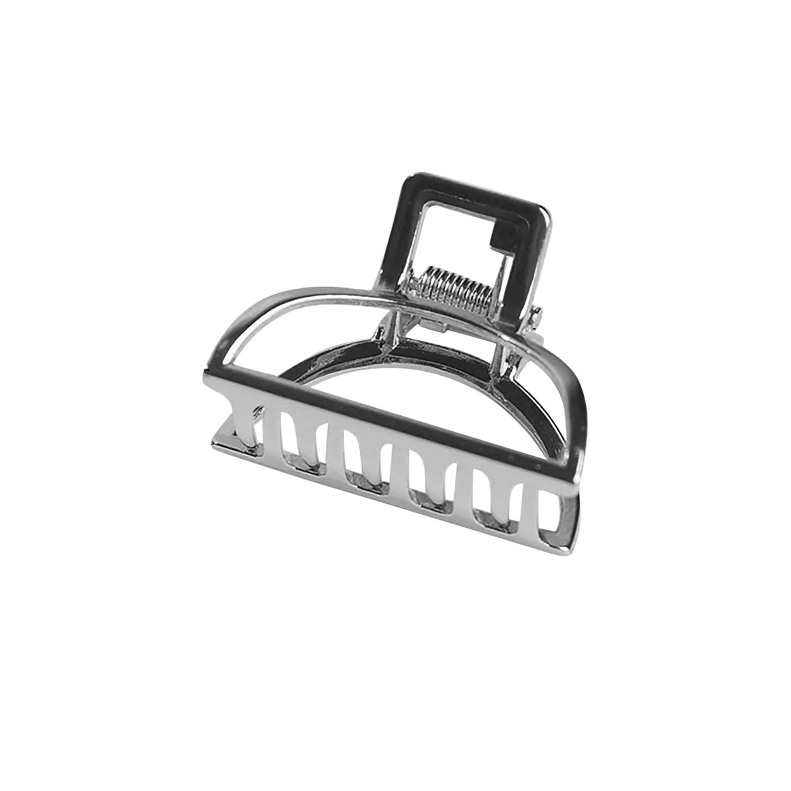 

Зажимной зажим, металлический винтажный зажим для ванны, маленький зажим, популярный зажим для волос из сплава, зажим для волос с цветком в виде головы чёрный