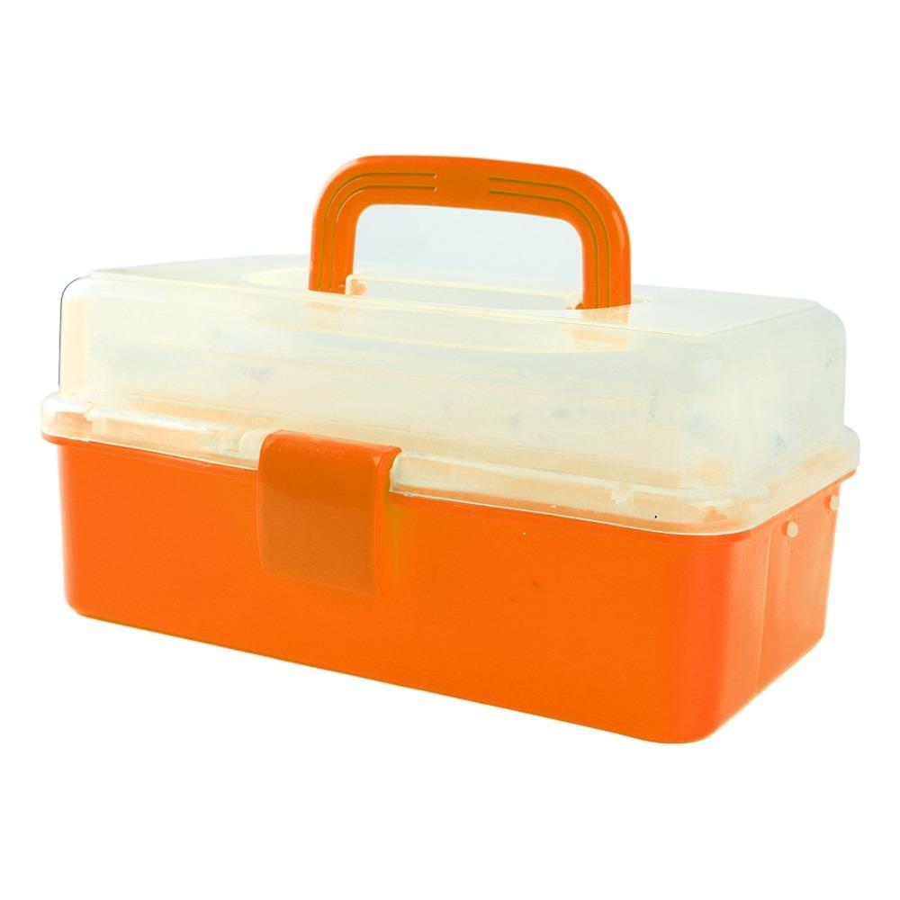 Three Layer Three Layer Storage Box Plastic Multipurpose Organizer  For Sewing Supplies