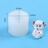 Cute Lamb Silicone Candle Mold Cartoon Sheep Epoxy Resin Crafts Plaster Animal Mould Diy Scented Candle Table Decor