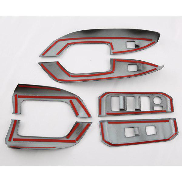 Set of 6 Interior Armrest Window Lift Trim Pieces for 2022-2023 Toyota Land Cruiser LC300